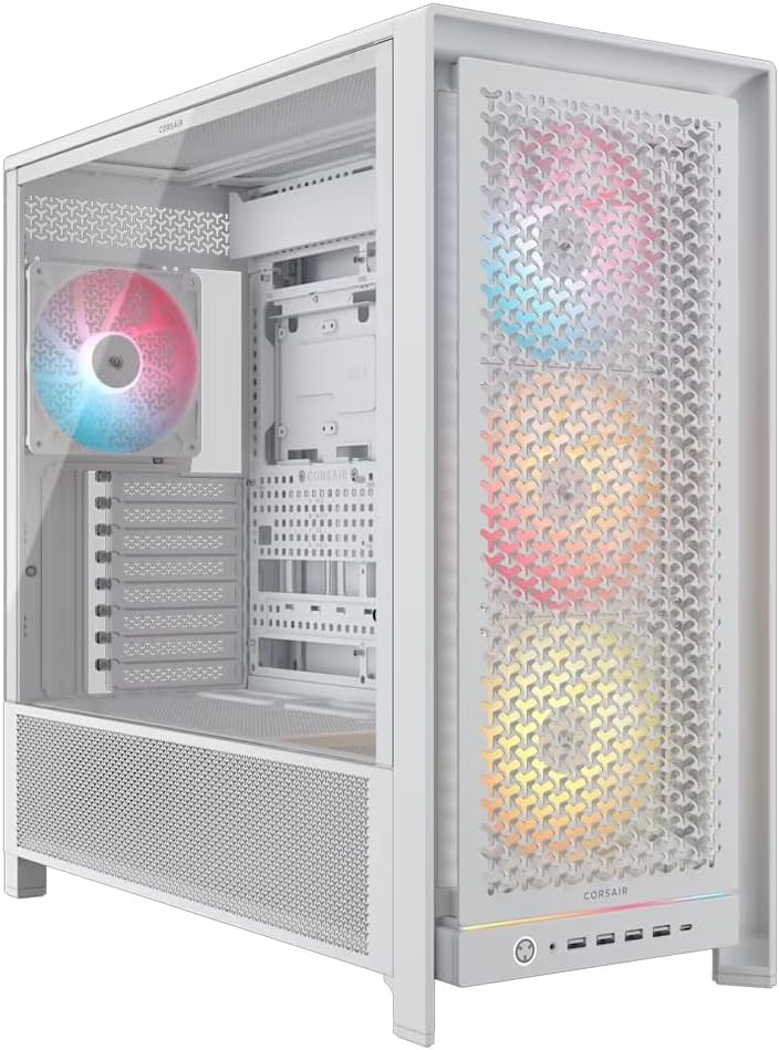CORSAIR FRAME 5000D RS ARGB White Mid-Tower Case - AHW Store
