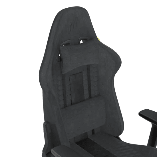 CORSAIR TC100 RELAXED Gaming Chair Fabric Black/Grey - AHW Store