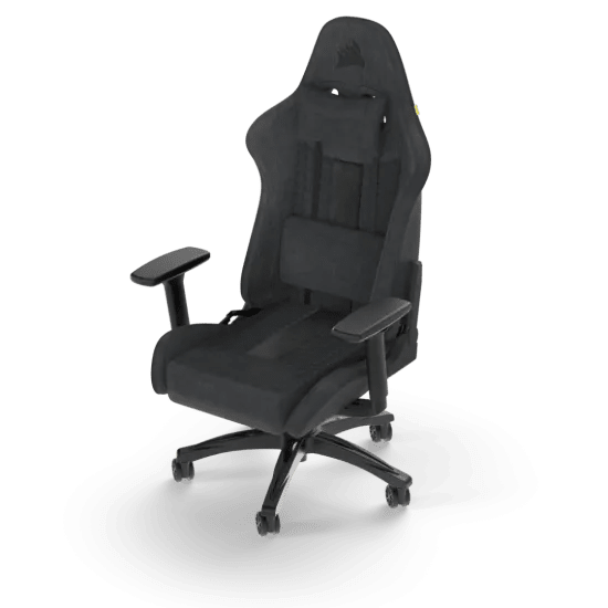 CORSAIR TC100 RELAXED Gaming Chair Fabric Black/Grey - AHW Store