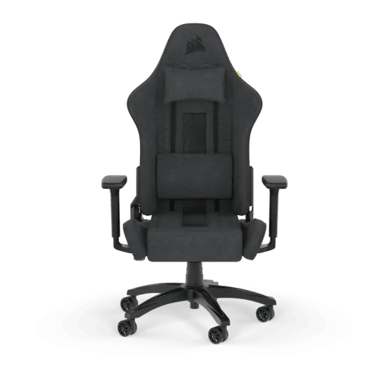 CORSAIR TC100 RELAXED Gaming Chair Fabric Black/Grey - AHW Store