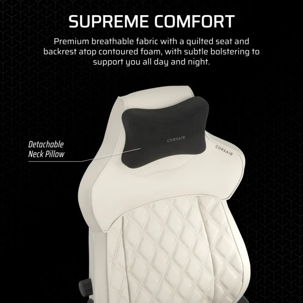 CORSAIR TC500 LUXE Gaming Chair - Frost - AHW Store
