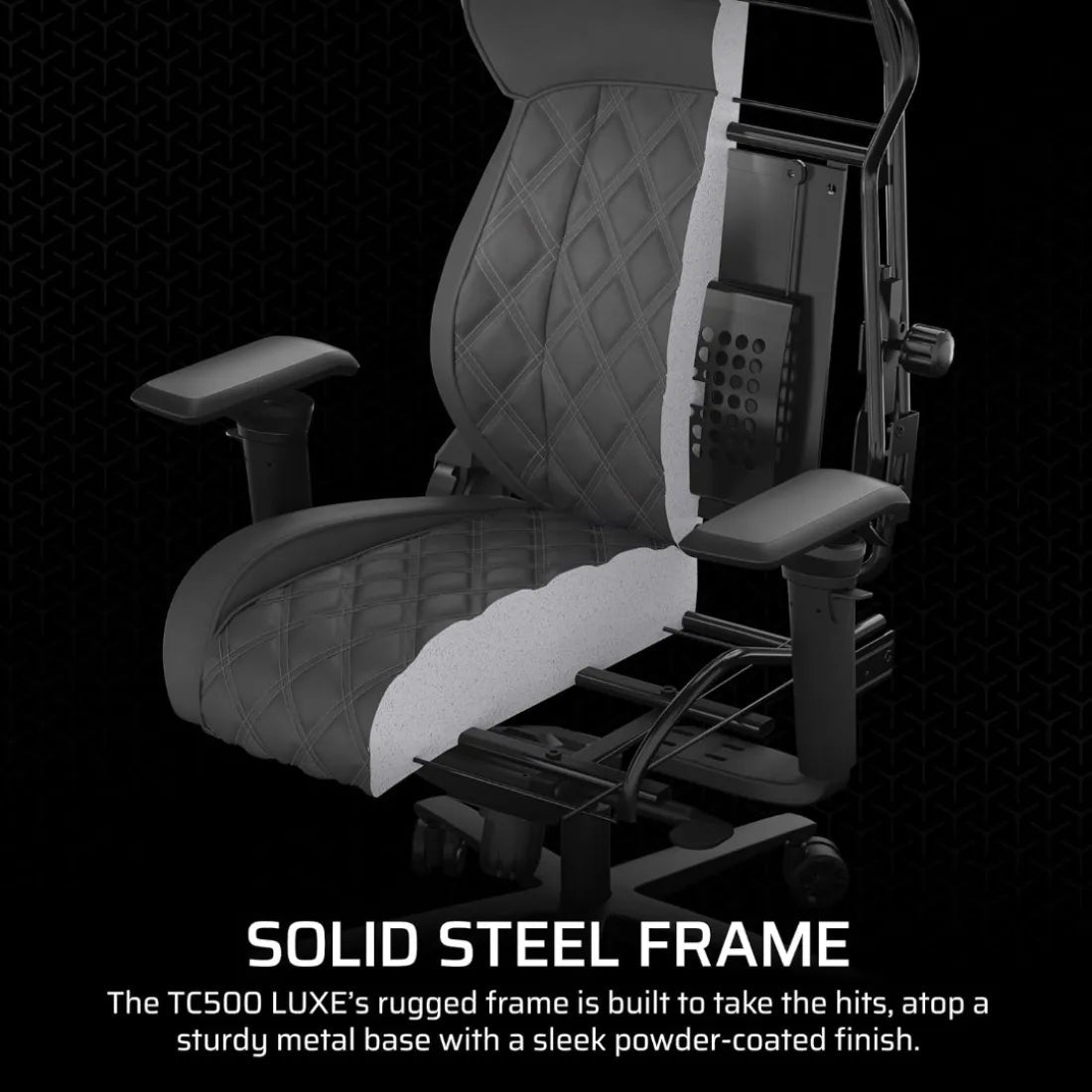 Corsair TC500 Luxe Gaming Chair Premium Breathable Fabric Shadow - AHW Store