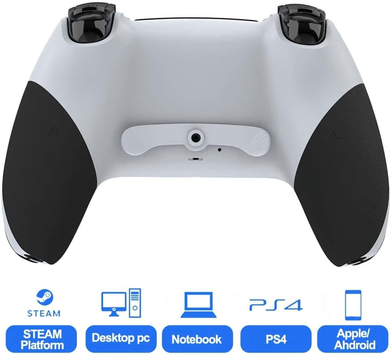 COUGAR - EGY T28 Wireless Controller for PS4, White and Black, with Turbo Function and Vibration, Comp - AHW Store