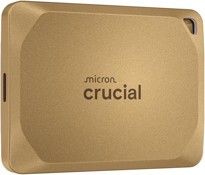 Crucial X10 Pro 2TB Portable SSD, Up to 2,100MB/s Read, 2000MB/s Write, USB 3.2 USB - C, External Soli - AHW Store