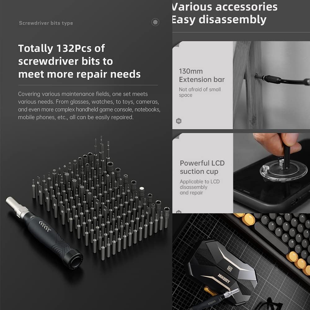 DMG 145-in-1 Precision Magnetic Screwdriver Set - AHW Store