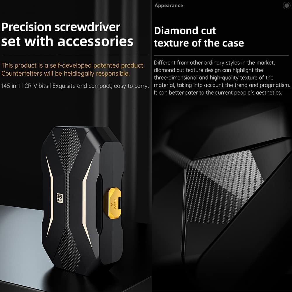 DMG 145-in-1 Precision Magnetic Screwdriver Set - AHW Store