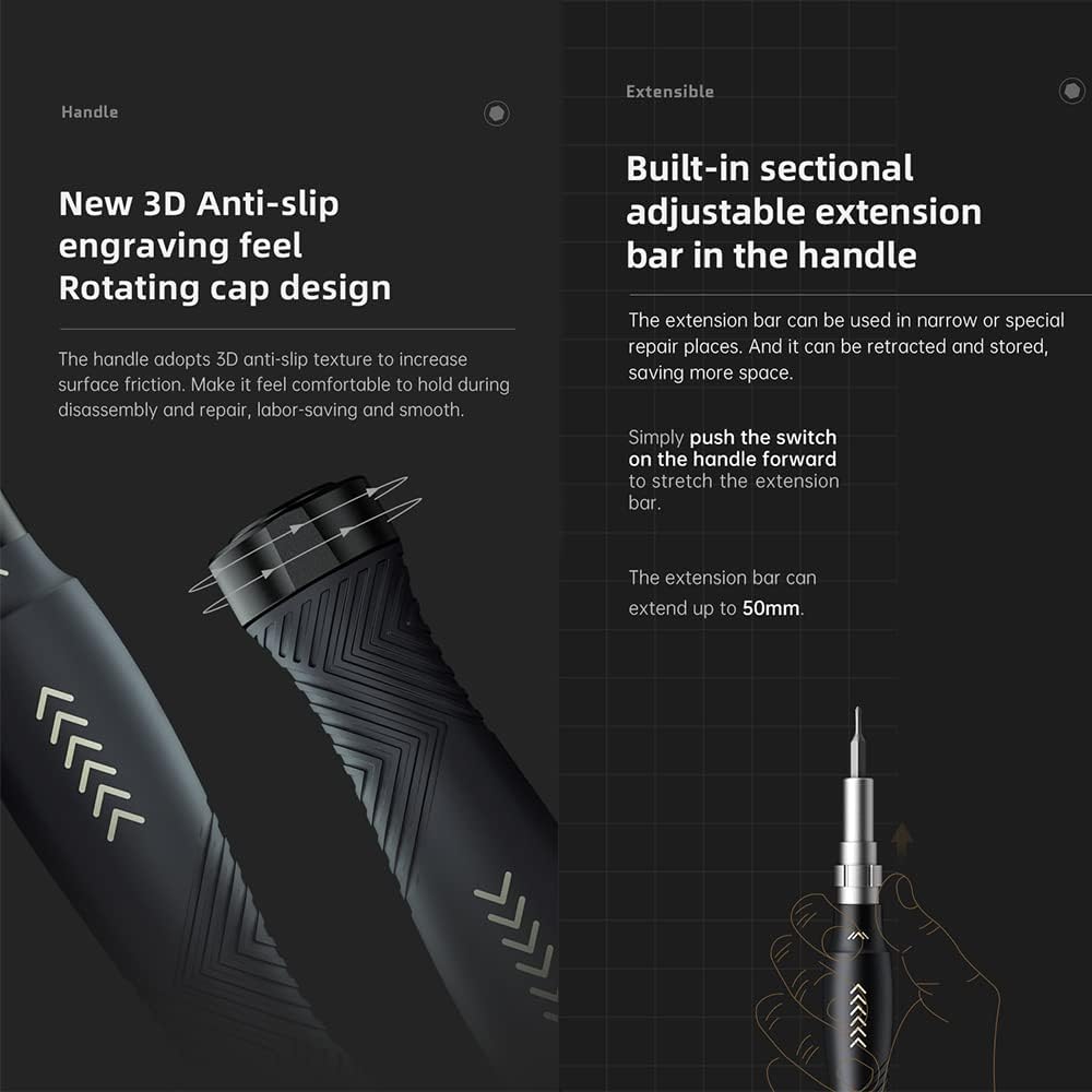 DMG 145-in-1 Precision Magnetic Screwdriver Set - AHW Store