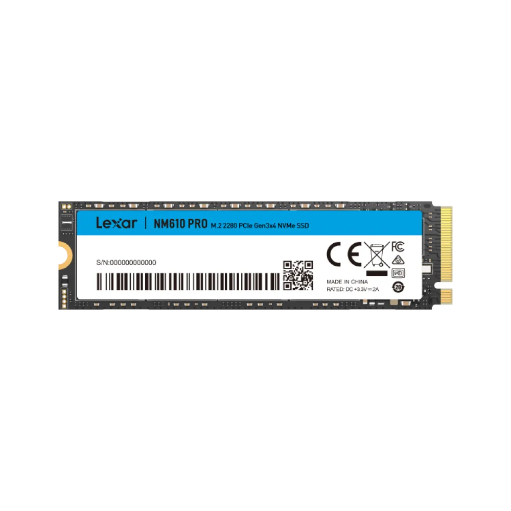 Lexar NM610 PRO 1TB PCIe 3.0 Nvme M.2 SSD