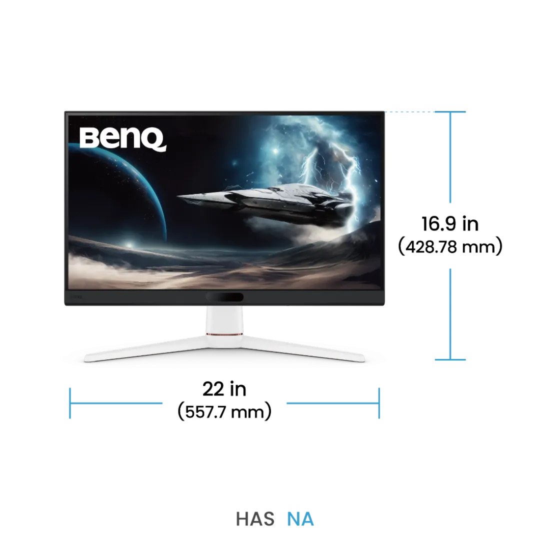BenQ MOBIUZ EX251 24.5 Inch IPS FHD 220Hz 1ms GTG, 99% sRGB White Gaming Monitor With Built-in Speakers