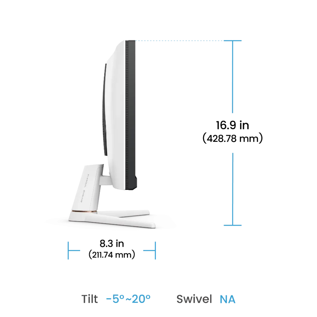 BenQ MOBIUZ EX251 24.5 Inch IPS FHD 220Hz 1ms GTG, 99% sRGB White Gaming Monitor With Built-in Speakers