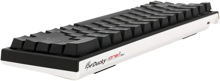 Ducky Channel One 2 Mini/Cherry Silent Red/English/PBT/Seamless double shot/Black keycaps/Black top - AHW Store
