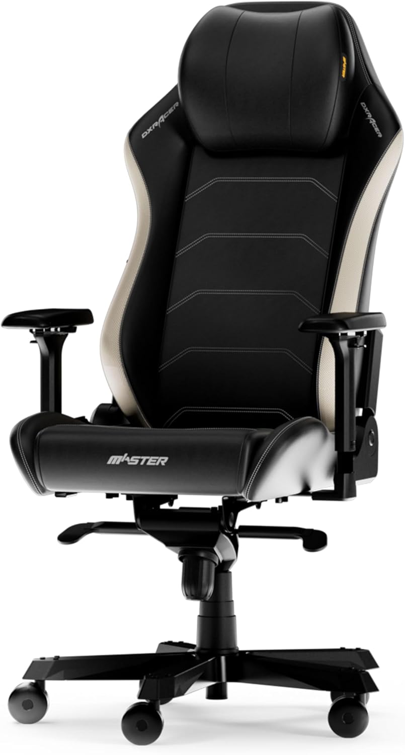 DXRACER Master Series XL Gaming Chair - Black/White