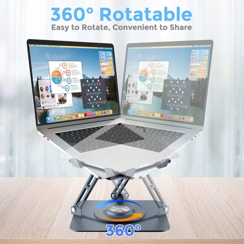 Epherie Aluminum Adjustable Laptop Stand - AHW Store
