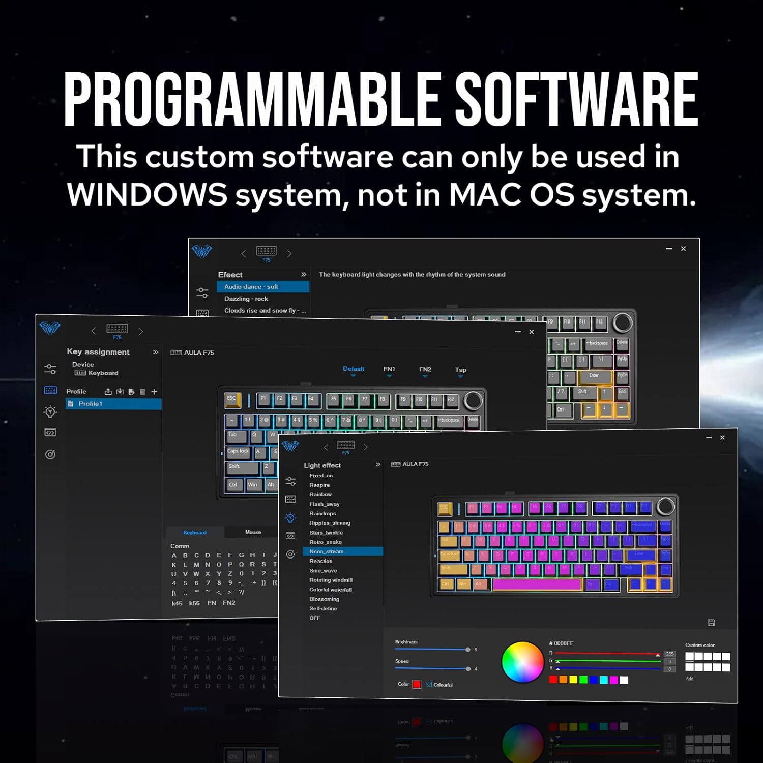 EPOMAKER Aula F75 Wireless Mechanical Keyboard - AHW Store