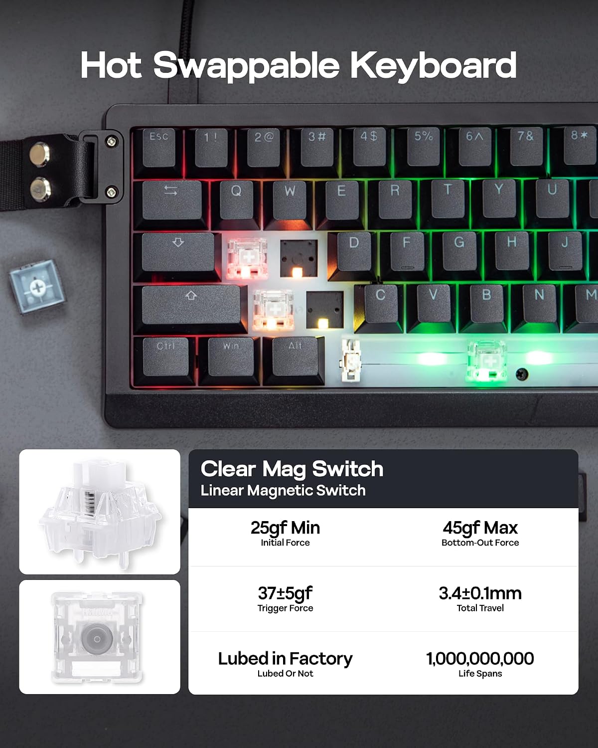 EPOMAKER HE68 Lite Hall Effect Keyboard - AHW Store