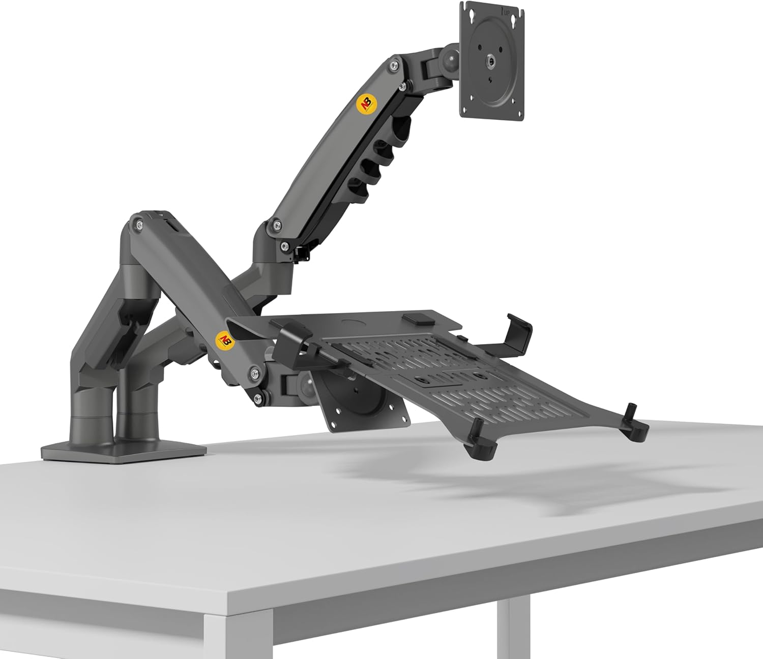 ergoflex North Bayou Nb F160 - FP Dual Arm 17 - 27 Monitor Holder And Laptop Stand - AHW Store