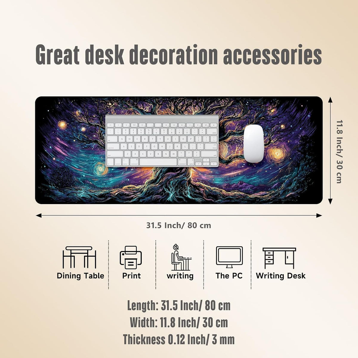 Extended Gaming Mouse Pad 31.5x11.8 Inch - AHW Store