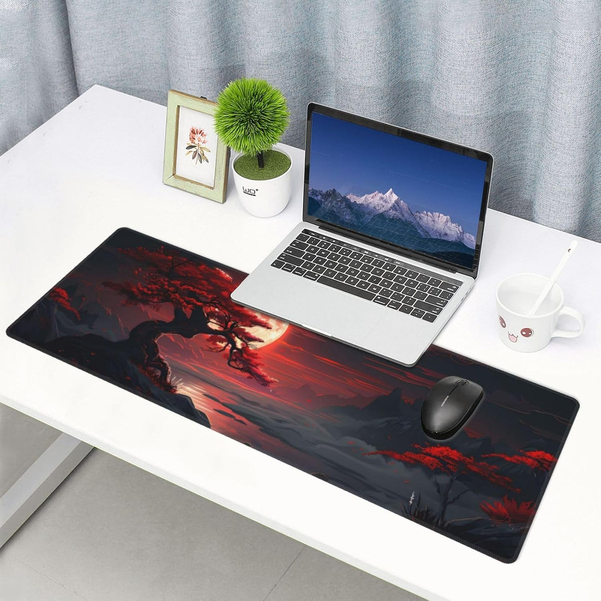 Extended Gaming Mouse Pad 31.5x11.8in Red - AHW Store