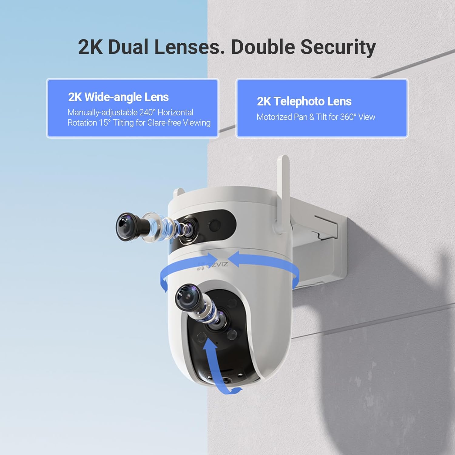 EZVIZ H9C 3MP Outdoor Wireless Security Camera - AHW Store