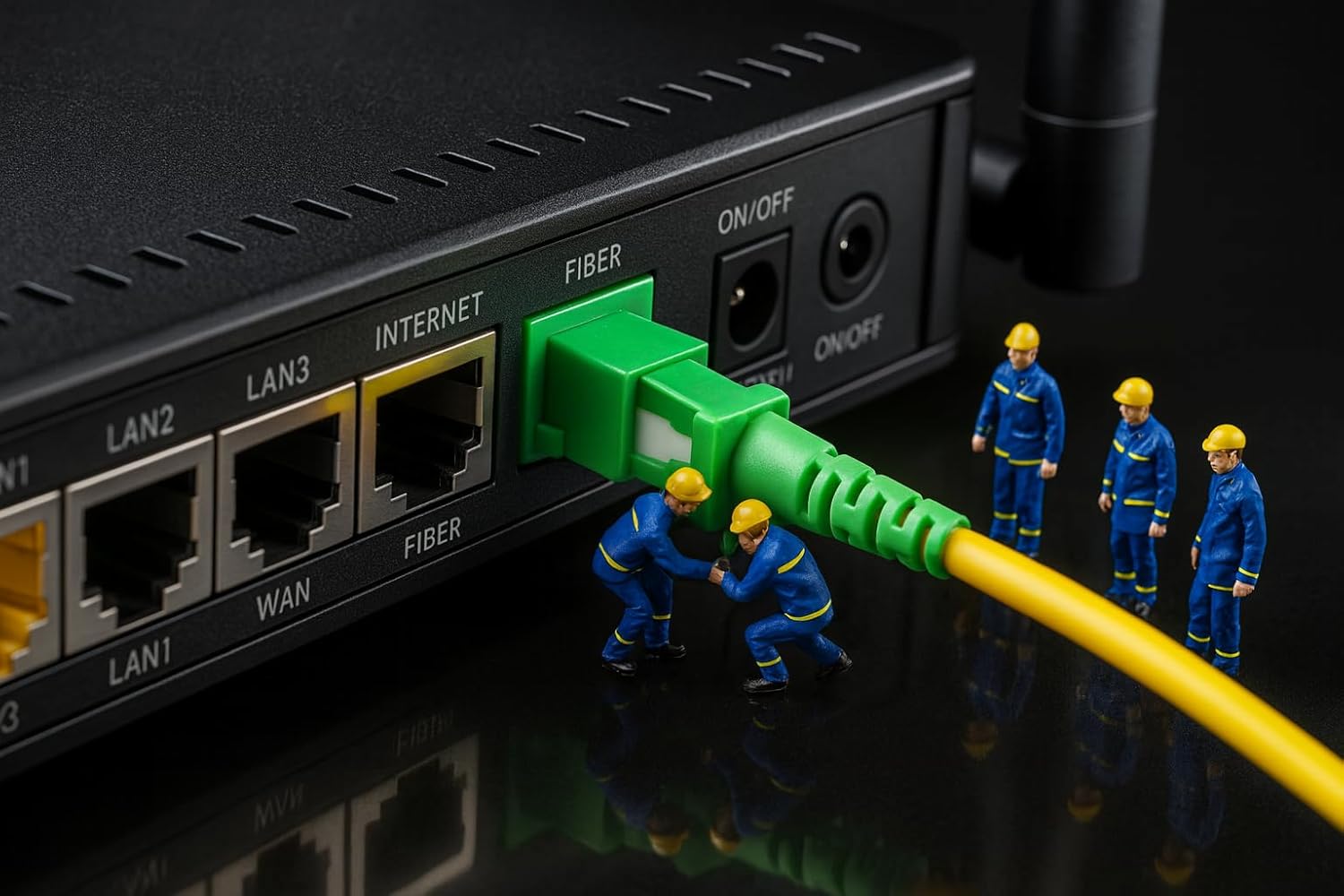 Fiber Optic Cable - SC/APC ftth to SC/APC Singlemode Fiber Cable, Flexible and Bendable - Yellow (15 - AHW Store