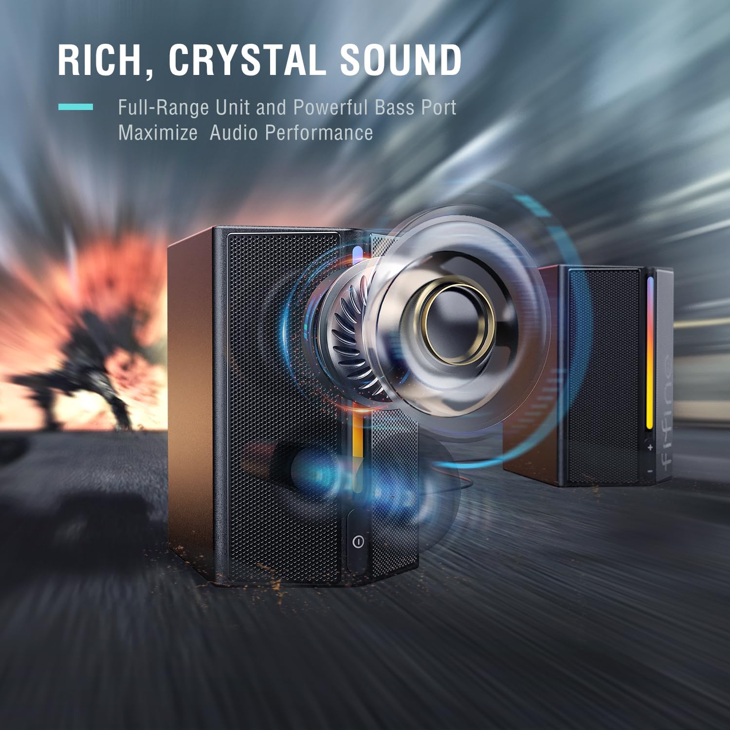 FIFINE A20 RGB Computer Speakers - AHW Store