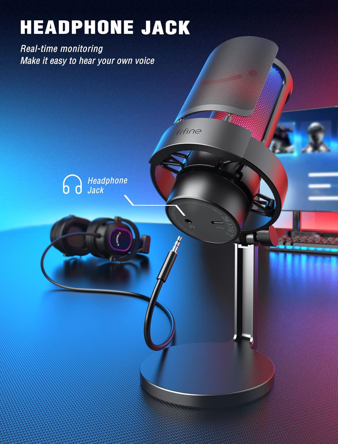 FIFINE A8 USB Gaming Microphone - AHW Store