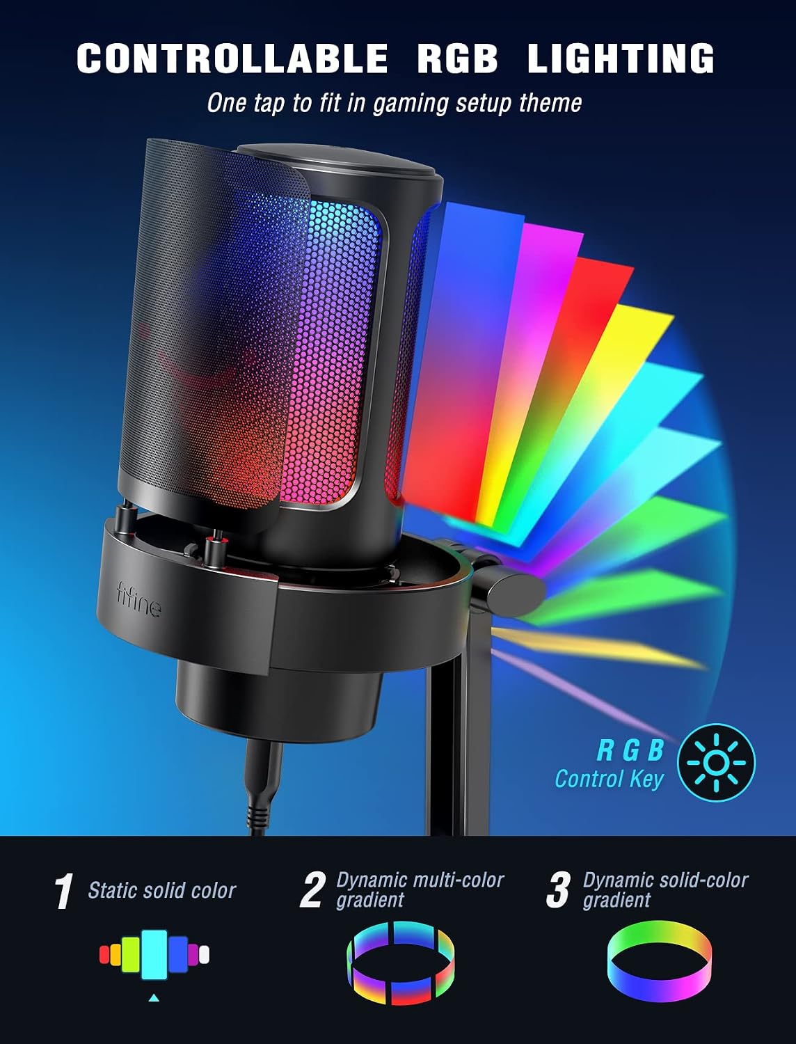FIFINE A8 USB Gaming Microphone - AHW Store