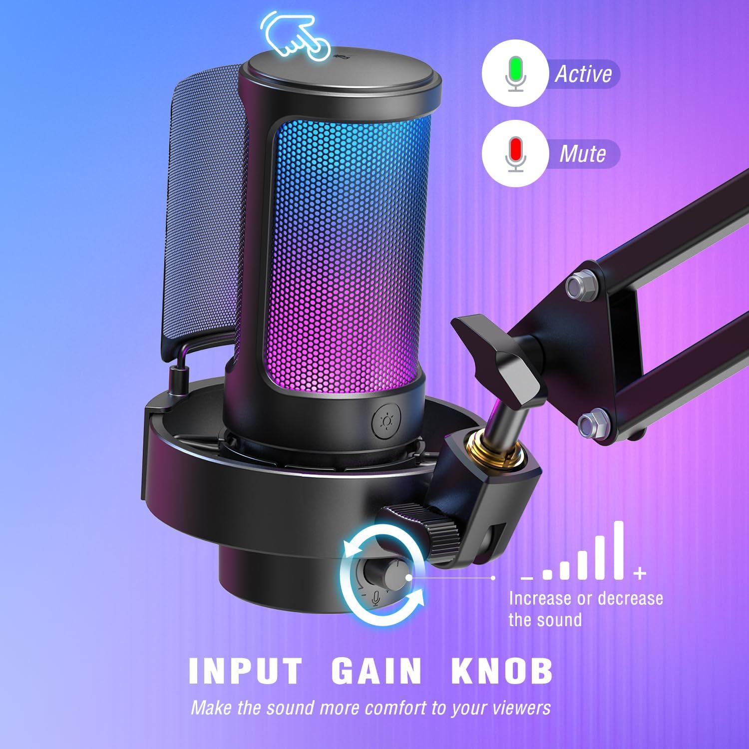 FIFINE A8T Gaming USB Microphone Kit - AHW Store
