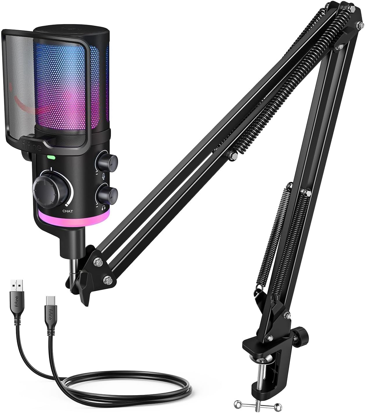 FIFINE AM6T USB Gaming Microphone Kit - AHW Store