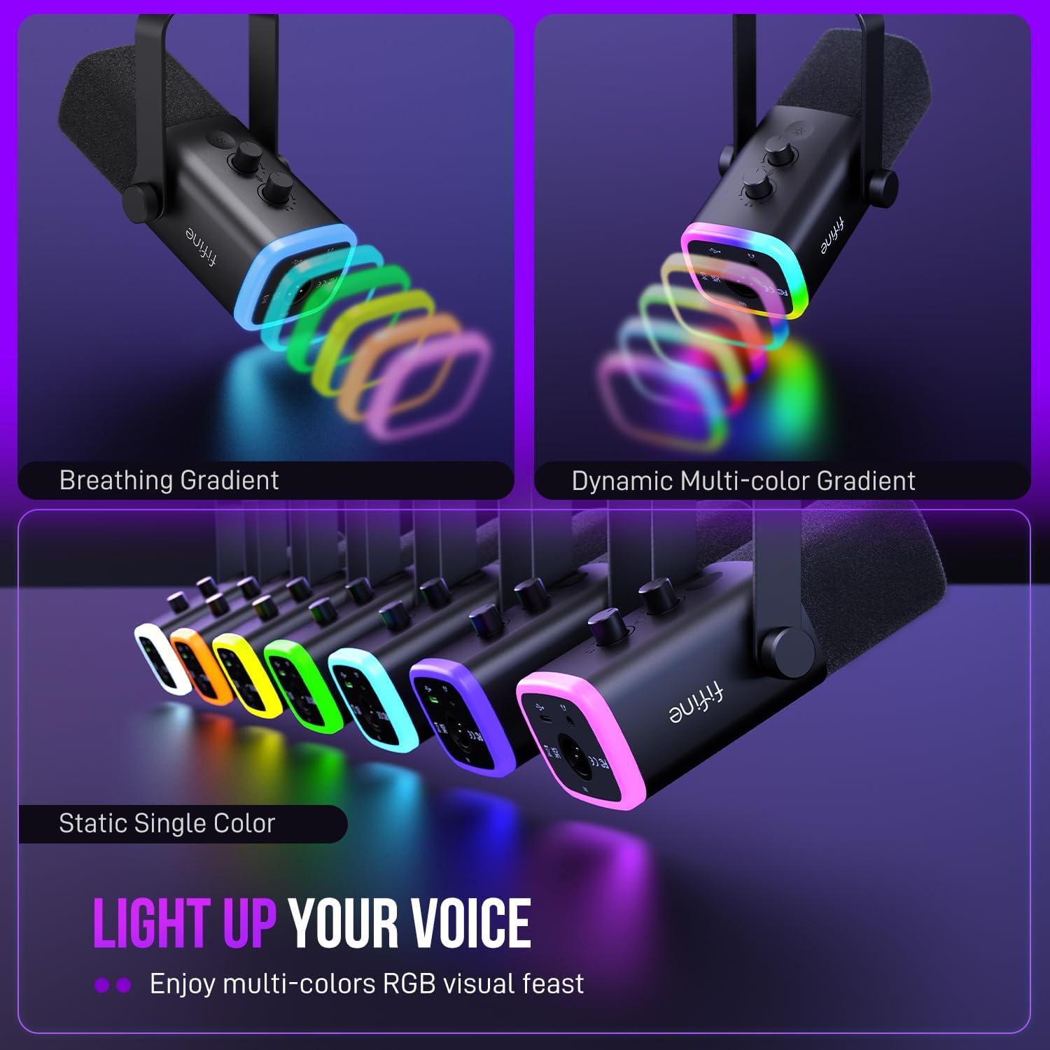 FIFINE AM8 XLR/USB Dynamic Podcast Mic - AHW Store