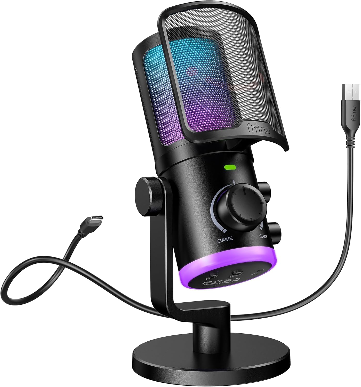 FIFINE AMPLIGAME USB Gaming Microphone - AHW Store