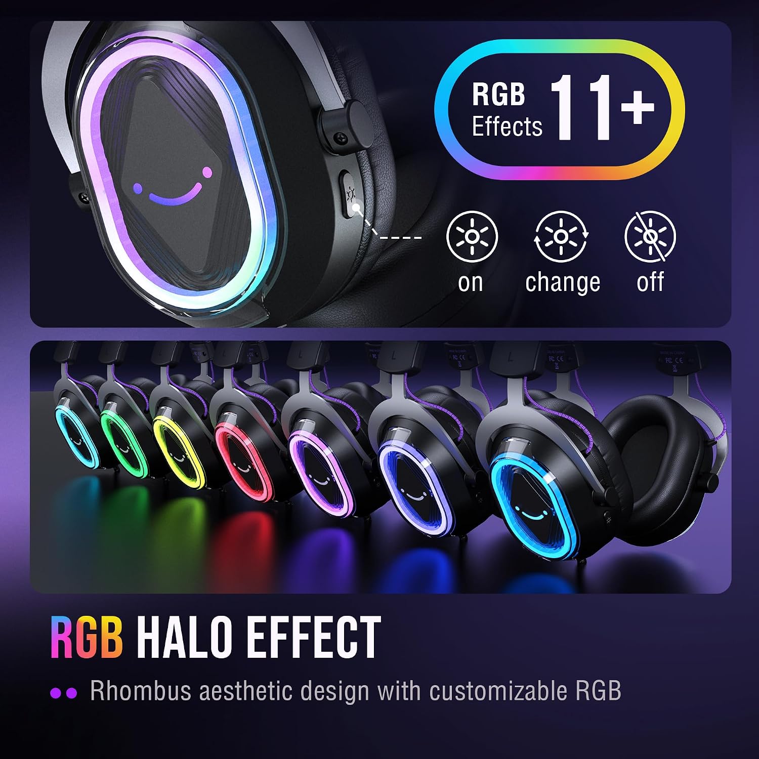 FIFINE H13BP Wired USB Over-Ear Gaming Headset - AHW Store