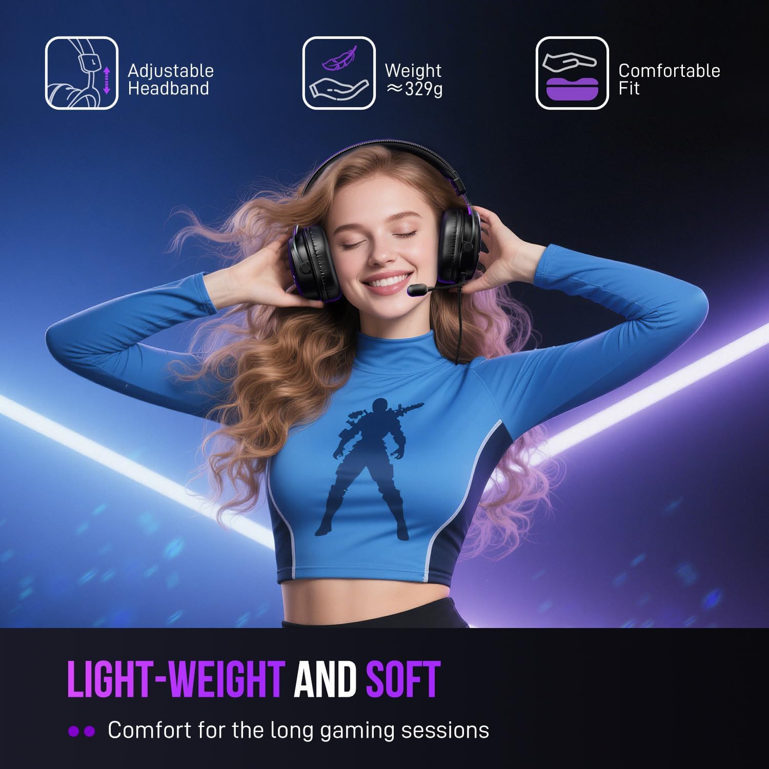 FIFINE H9 Gaming Headset with 7.1 Surround Sound - AHW Store