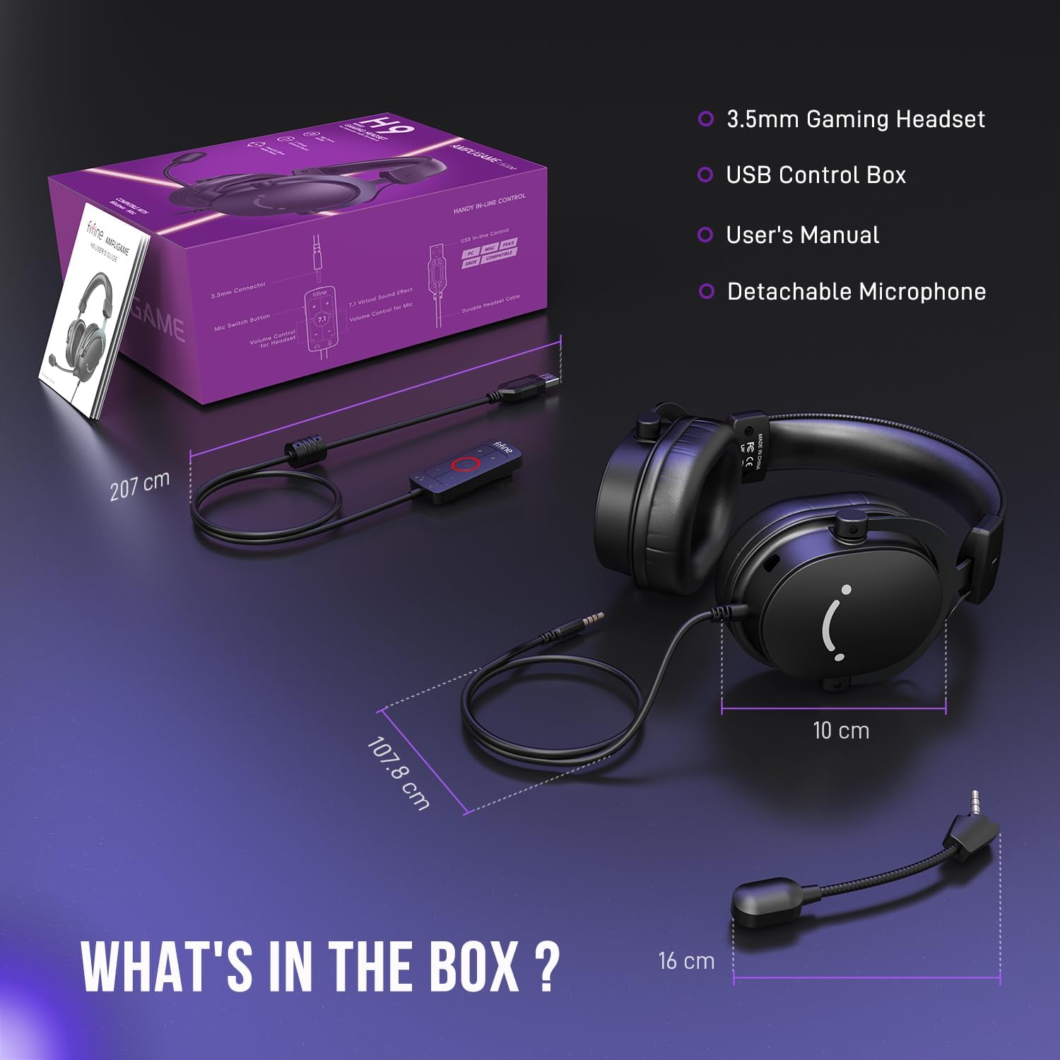 FIFINE H9 Gaming Headset with 7.1 Surround Sound - AHW Store