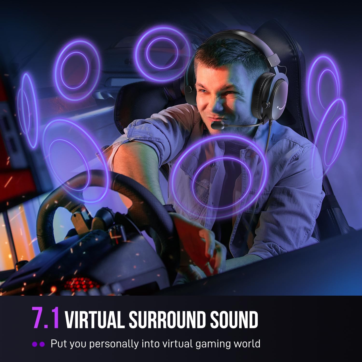 FIFINE H9 Gaming Headset with 7.1 Surround Sound - AHW Store