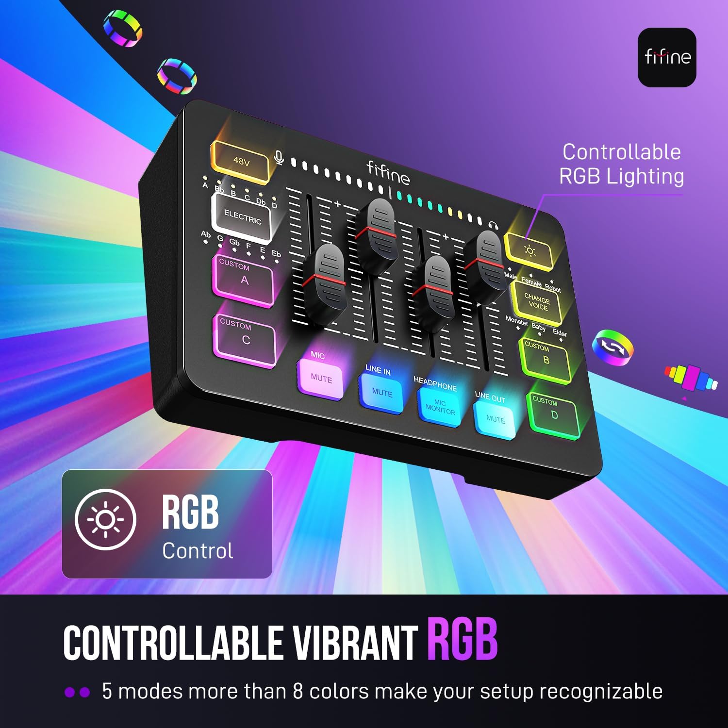 FIFINE SC3 Streaming Audio Mixer - AHW Store