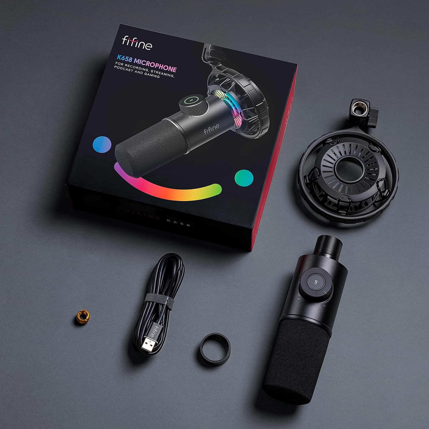 FIFINE USB Dynamic Gaming Microphone K658 - AHW Store