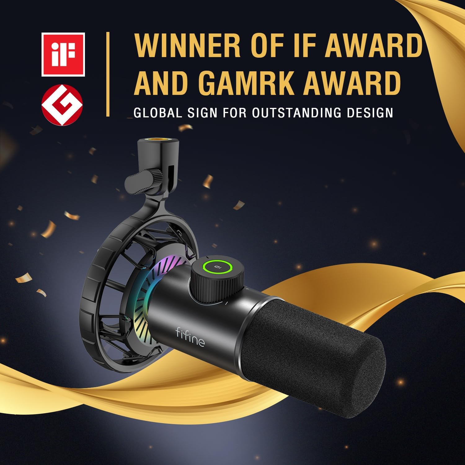FIFINE USB Dynamic Gaming Microphone K658 - AHW Store