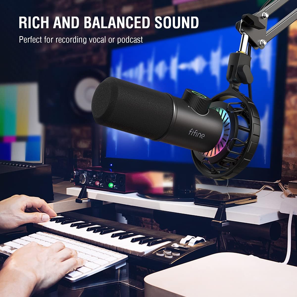FIFINE USB Dynamic Gaming Microphone K658 - AHW Store
