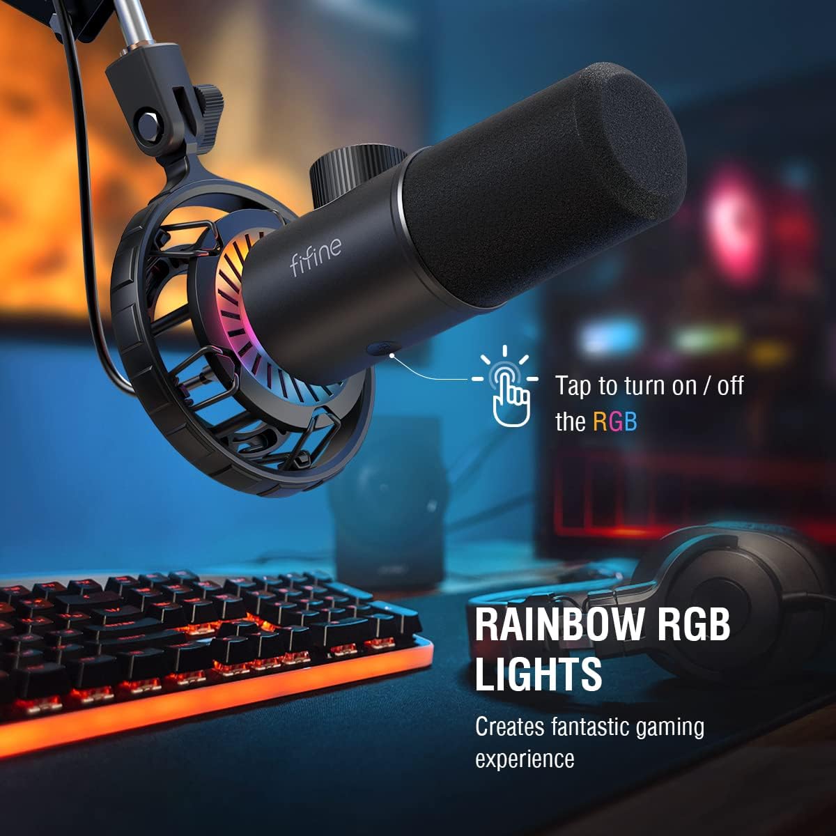 FIFINE USB Dynamic Gaming Microphone K658 - AHW Store