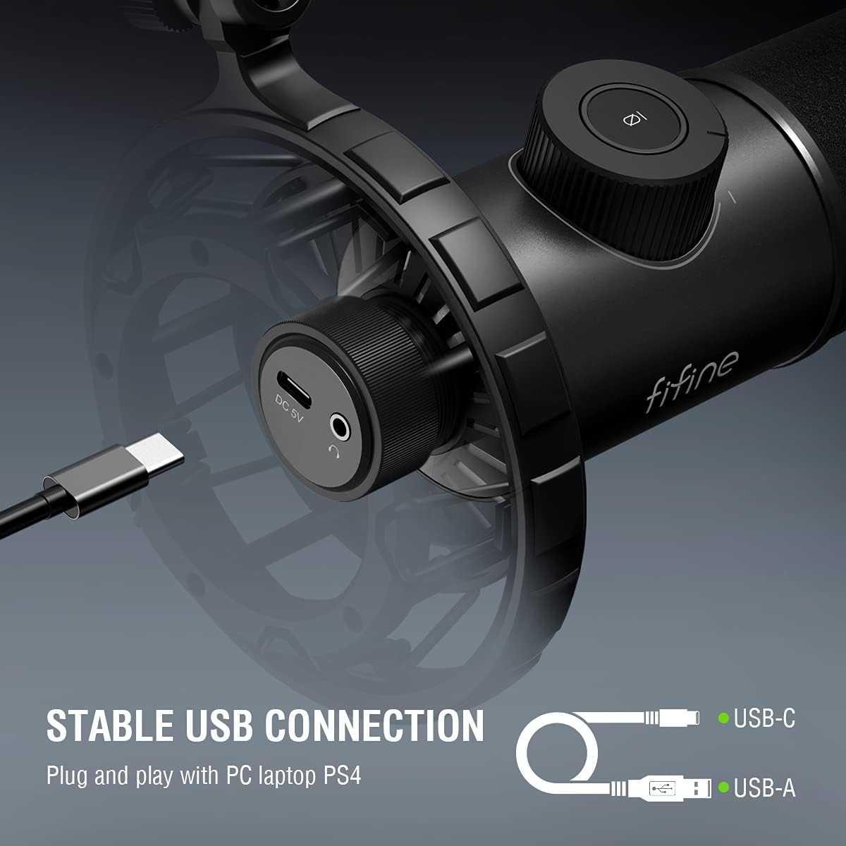FIFINE USB Dynamic Gaming Microphone K658 - AHW Store