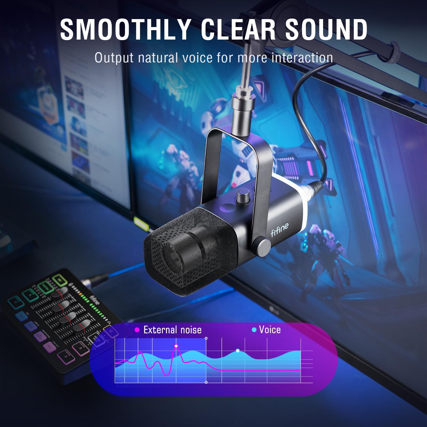 FIFINE XLR/USB Gaming Microphone Set - AHW Store