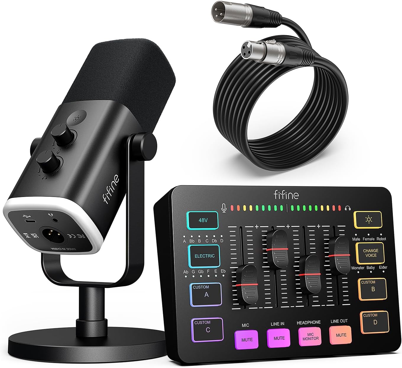 FIFINE XLR/USB Gaming Microphone Set - AHW Store