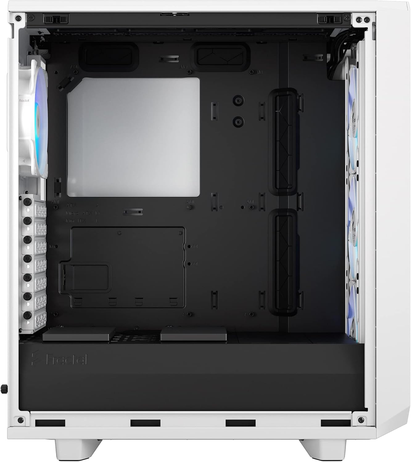 Fractal Design Meshify 2 Compact White TG Clear tint - RGB - AHW Store