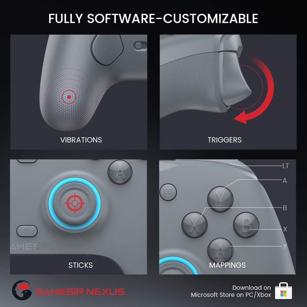 GameSir G7 SE Wired Controller Grey - AHW Store
