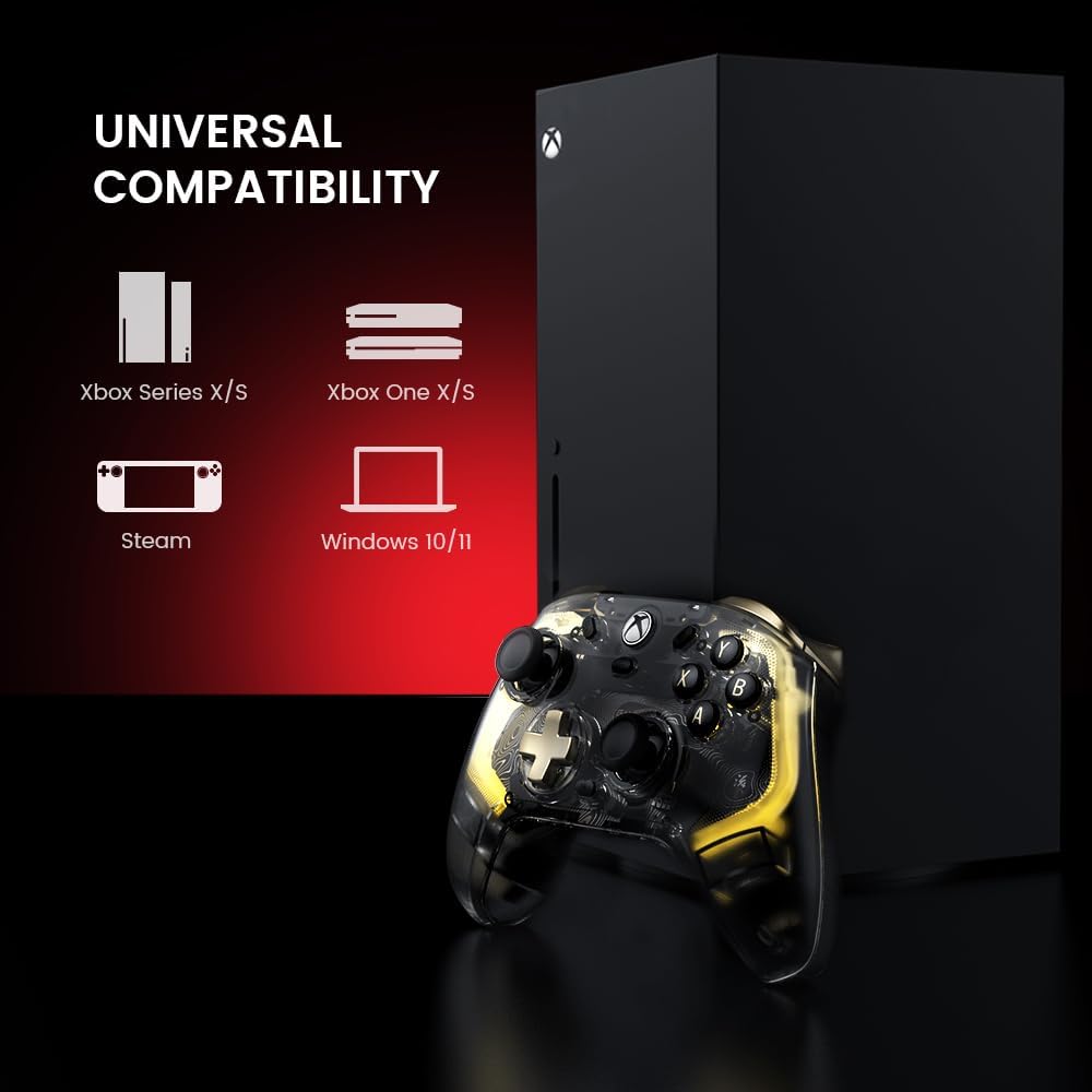 GameSir kaleid Flux Xbox Controller PC Controller Wired Skeleton Hall Effect Stick & Trigger with RG - AHW Store
