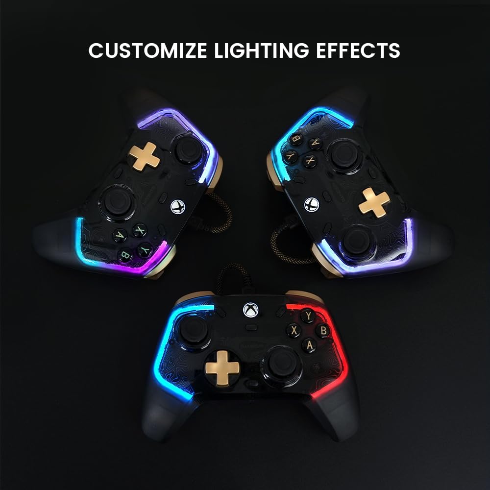 GameSir kaleid Flux Xbox Controller PC Controller Wired Skeleton Hall Effect Stick & Trigger with RG - AHW Store