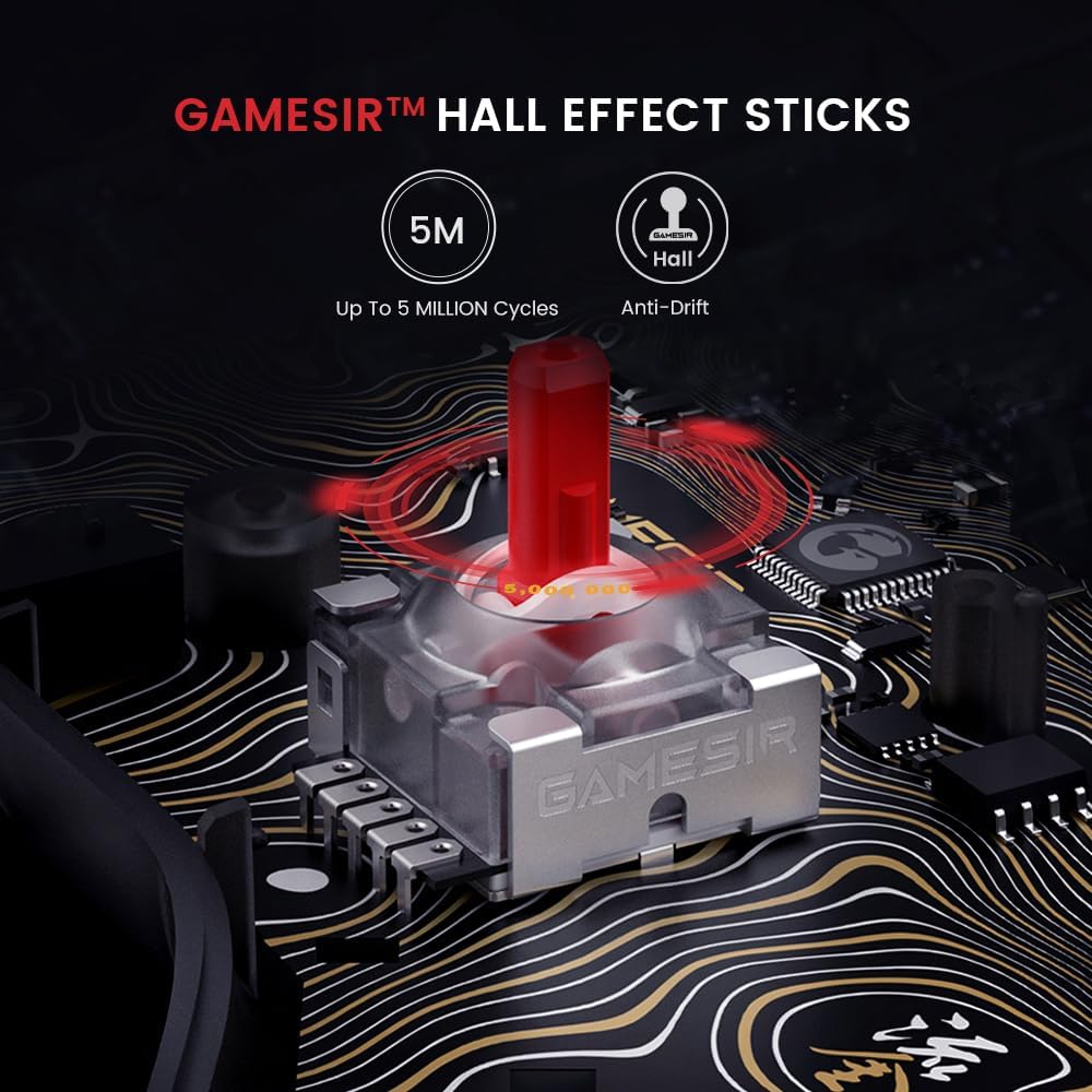GameSir kaleid Flux Xbox Controller PC Controller Wired Skeleton Hall Effect Stick & Trigger with RG - AHW Store