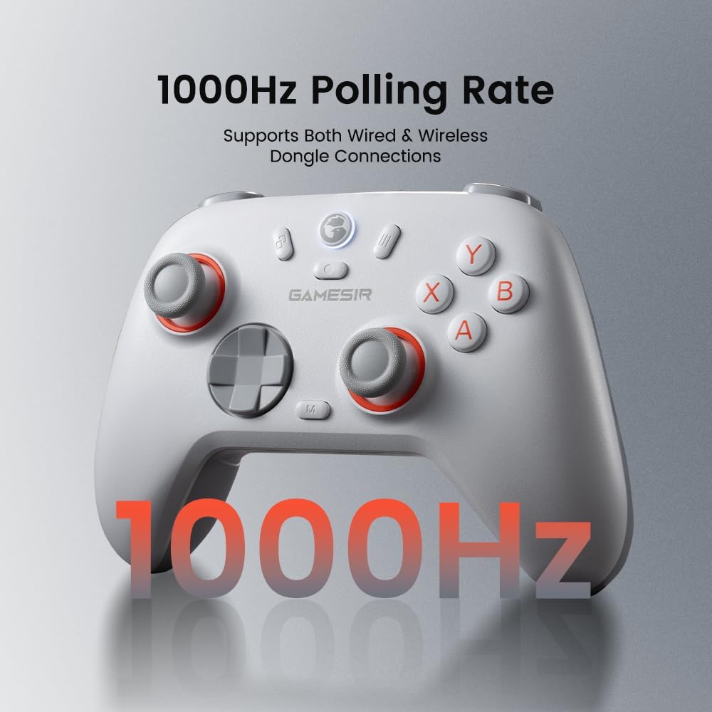 GameSir Nova 2 Lite Wireless Controller with Hall Effect Joysticks and Triggers, 2.4G and Wired 1000 - AHW Store