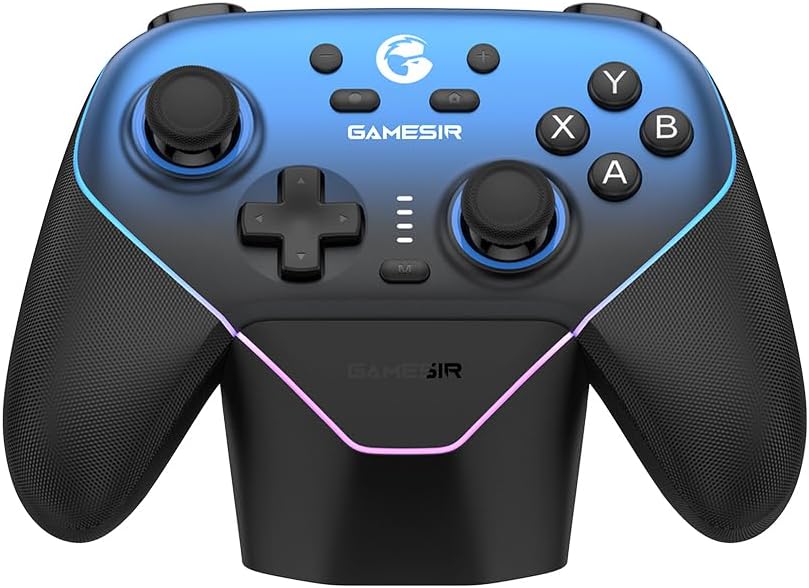 GameSir Super Nova Wireless 1000Hz Controller with Charging Station - Hall Effect Sticks, Adjustable - AHW Store